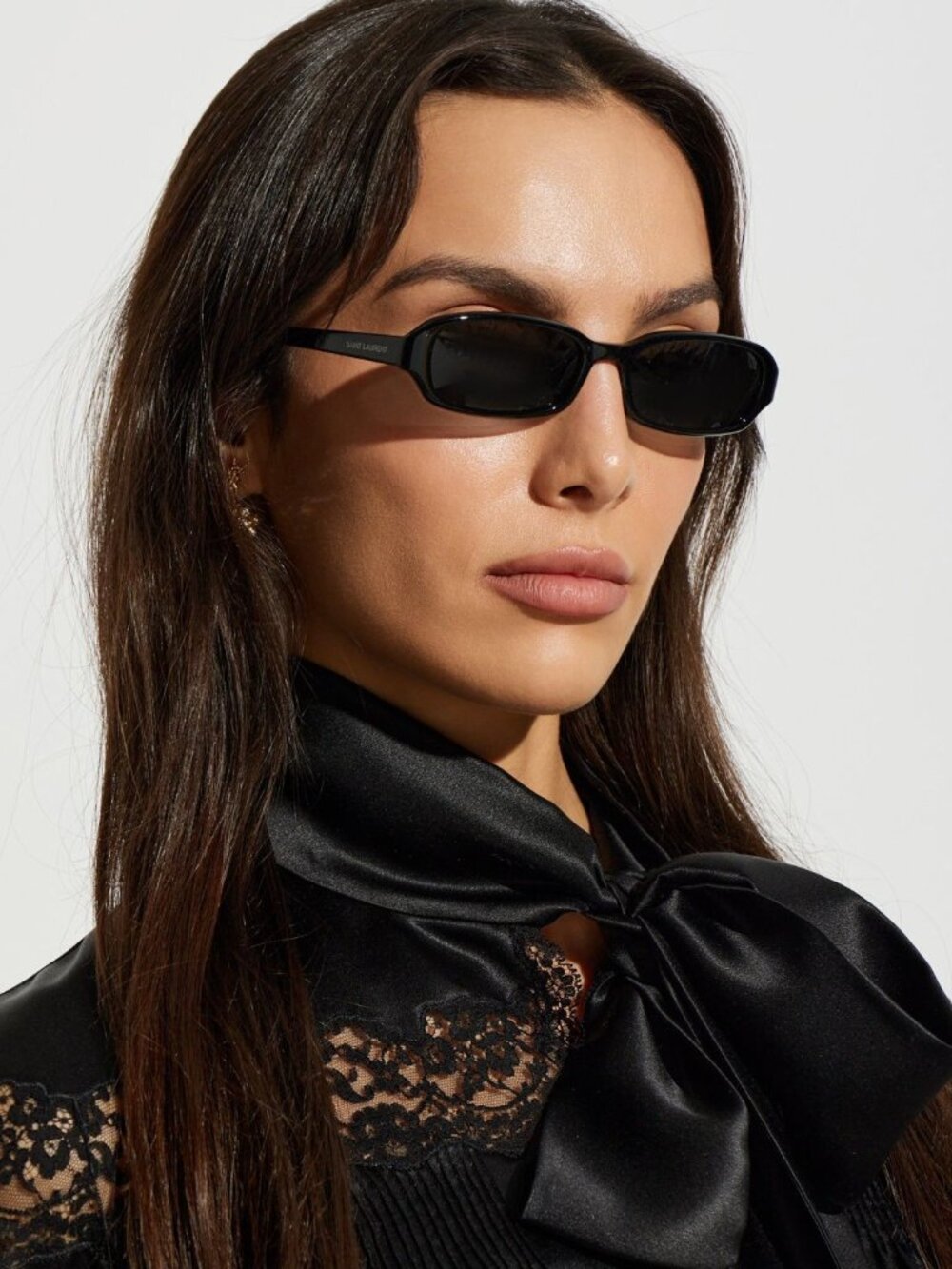 Saint Laurent SL872 ERIN 001 Black Women Sunglasses